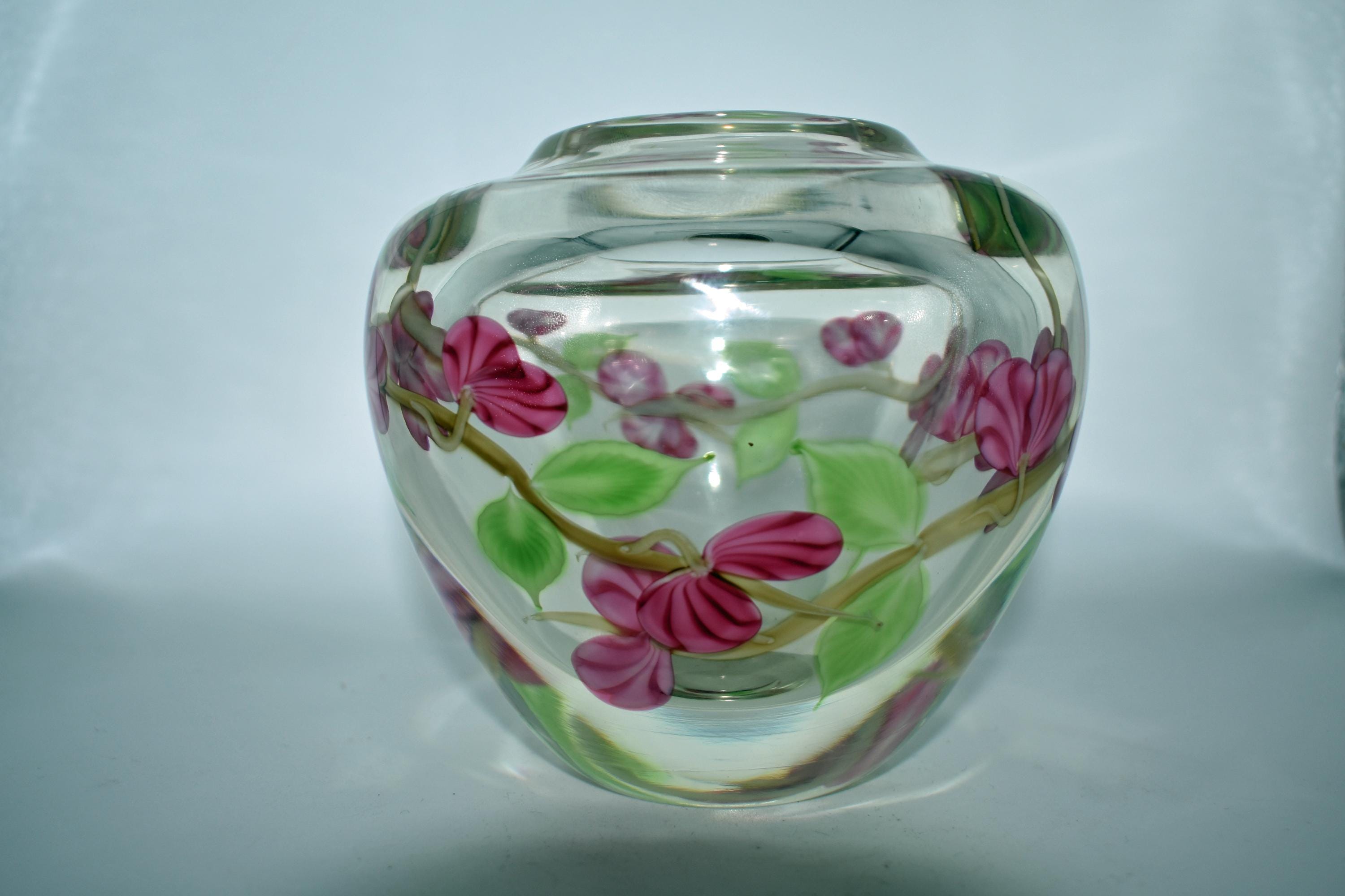 Orient and Flume Art Glass Vase - Etsy