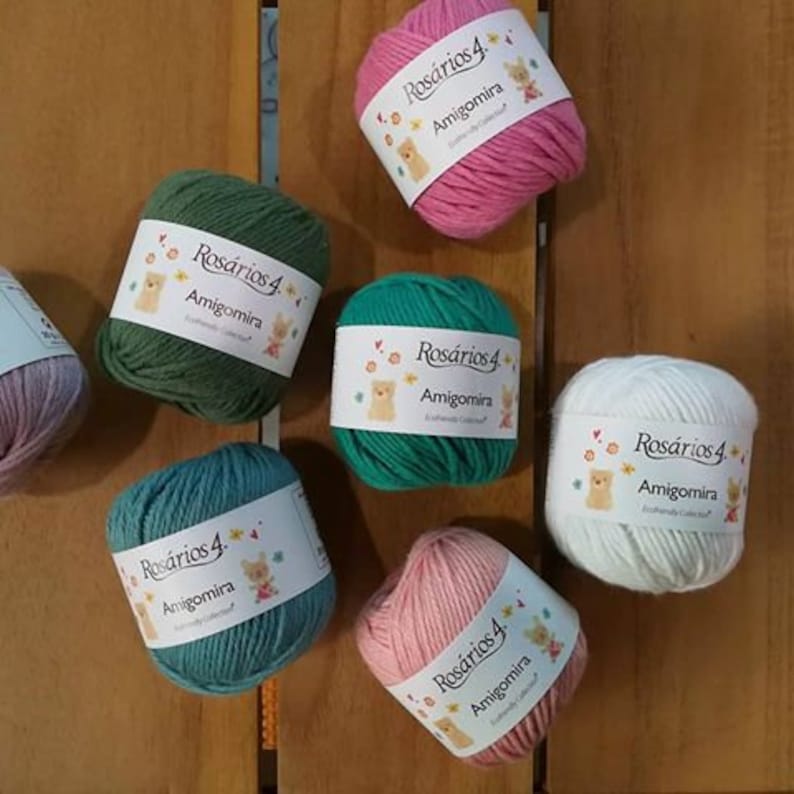 Amigurumi Crochet Yarn 20 xMulticolor Packs 100 Cotton Etsy