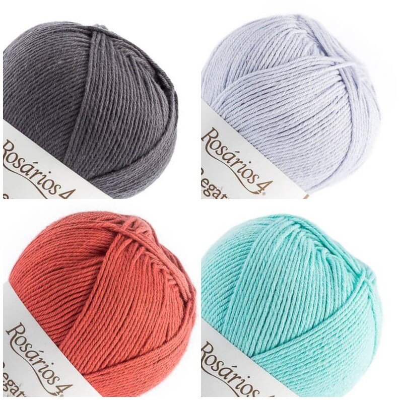 Amigurumi Crochet Yarn 20 xMulticolor Packs 100 Cotton Etsy