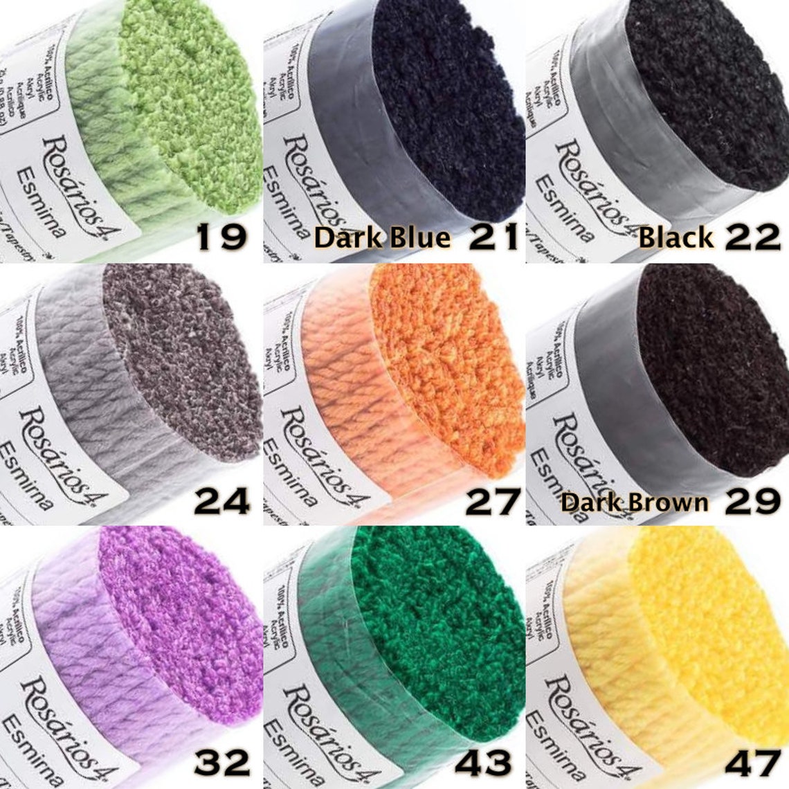 Latch Hook Yarn 25g Rug Hooking Yarn 160 Strands Pouches Etsy UK