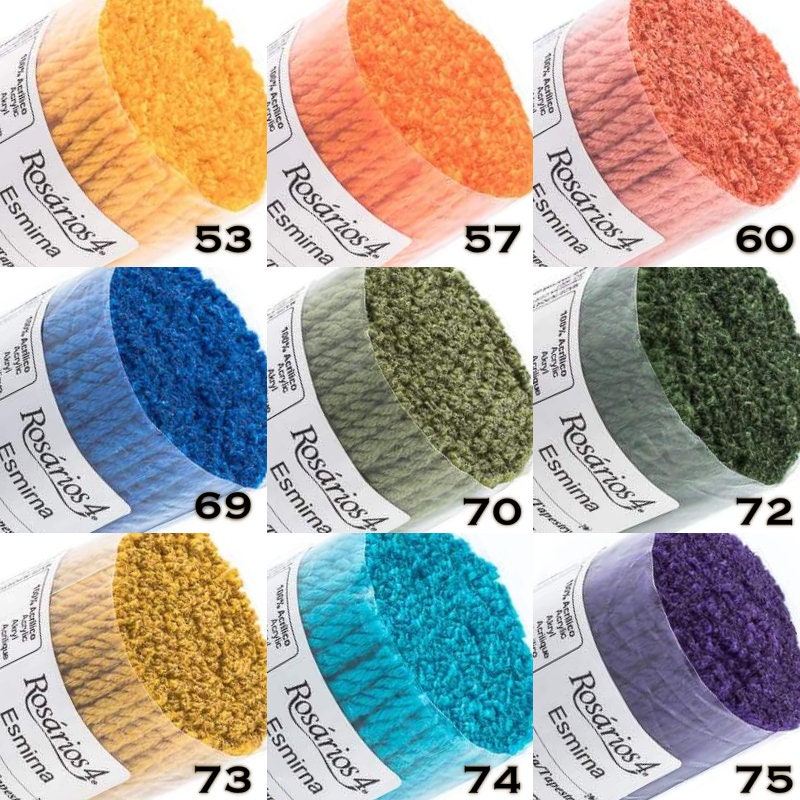 Latch Hook Yarn 2 1/2 300 pieces Needleart World CHOOSE from 14 colors