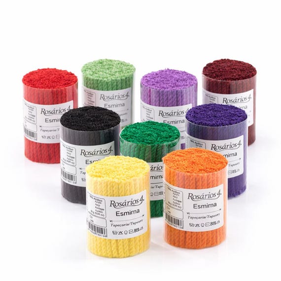 Latch Hook Yarn 25g – Rug Making Pre Cut Yarn for Canvas, Acrylic Craft Yarn - Yarn for Latch Hook Rugs, Cushions, Tapestry