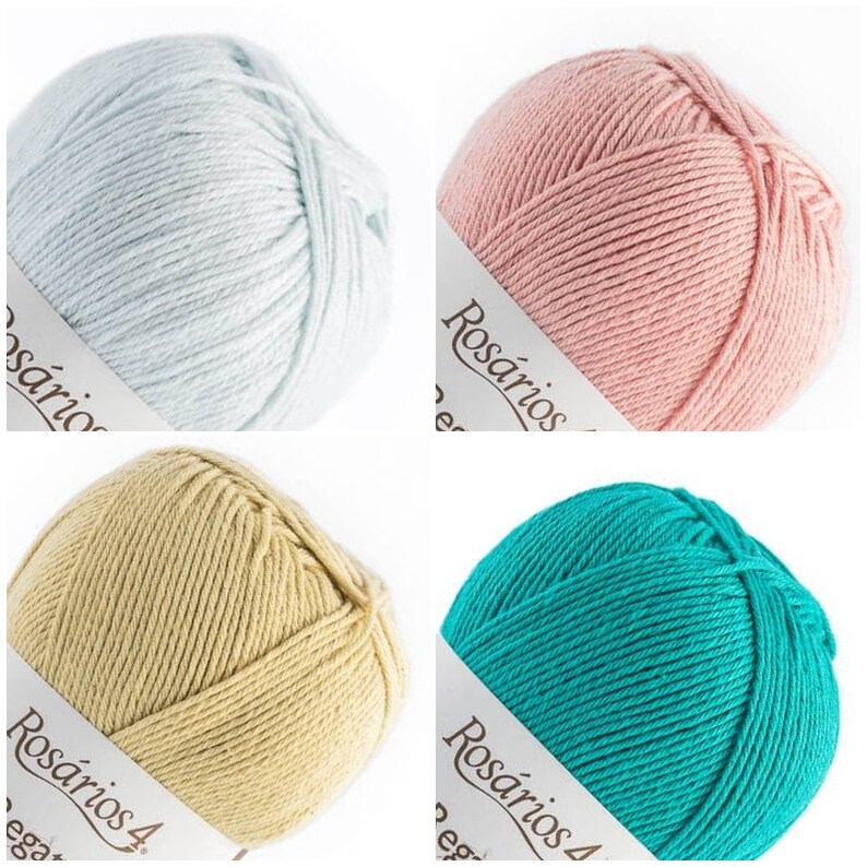 Amigurumi Crochet Yarn 20 Xmulticolor Packs 100 Cotton Etsy UK