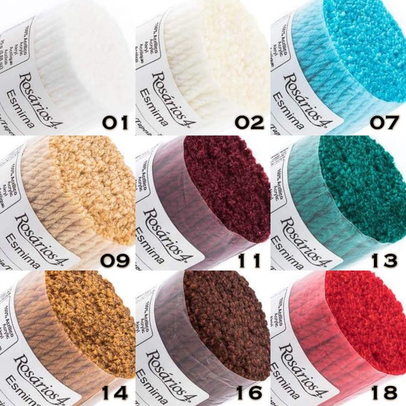 Latch Hook Yarn 4 ply hand pre-cut for rug making, crafts. 50 colours!! UK  stock