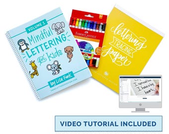 Mindful Lettering For Kids Bundle