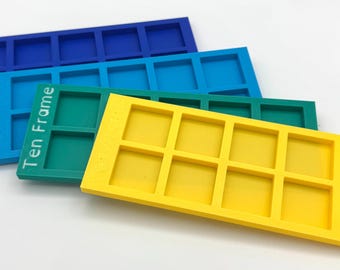 Ten Frame Number Sense Manipulative Plate (0-10)