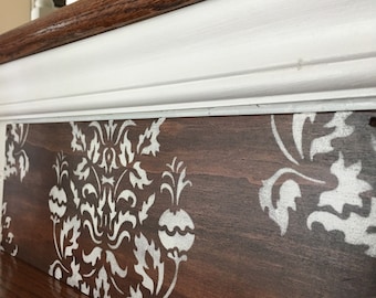Custom Wood Stair Riser / Alternative to Decals & Vinyl / Remodel / Overlay / Panel / Item 214