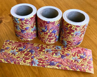 Foxes Tape - Yellow - Illustrated Animal Paper Packing Tape