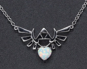 Customizable Necklace Wedding Heart Container 8 Bit Heart Video Game Cosplay