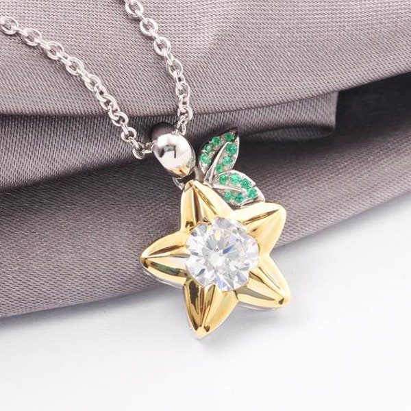 Paopu Fruit Kingdom Hearts Necklace Wedding Jewelry Ring Sora Kairi Riku Cosplay Jewelry Nerdy Geek Video Game Keyblade Star