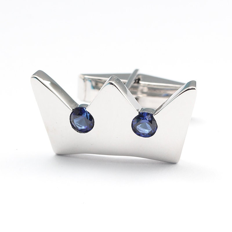 Sora's Crown Kingdom Hearts Cufflinks Wedding Jewelry Ring Sora