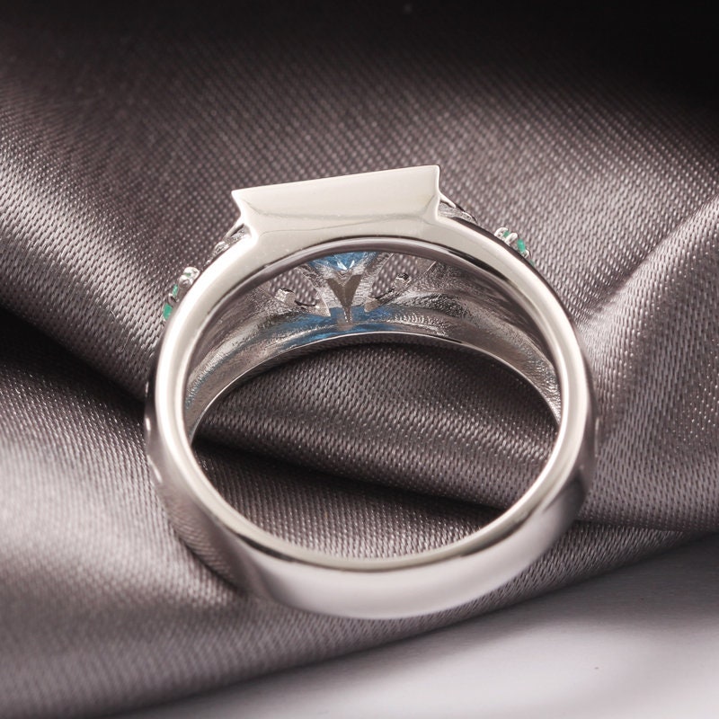 Owl Magic Rings Custom Magical Owl Engagement Ring Wedding Ring Promise Ring Nerdy ...