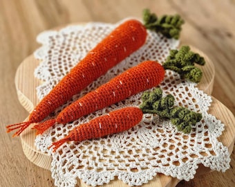 crochet carrot, handmade carrots photo prop, crochet carrot photography prop,