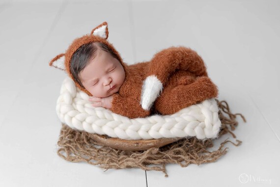 Tenue De Renard De Nouveau Ne Tenue De Renard Pour Bebe Etsy France