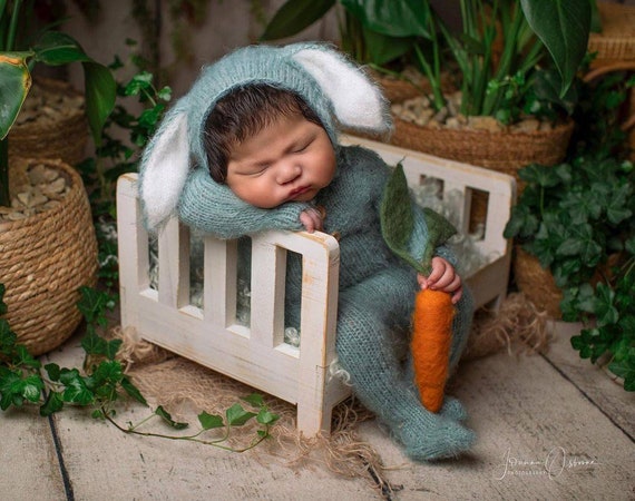 Traje de conejito para bebé, disfraz de conejito, disfraz de Halloween,  traje de Halloween para bebé, disfraz de conejito, sombrero de conejito,  conjunto de conejito para recién nacido, -  México
