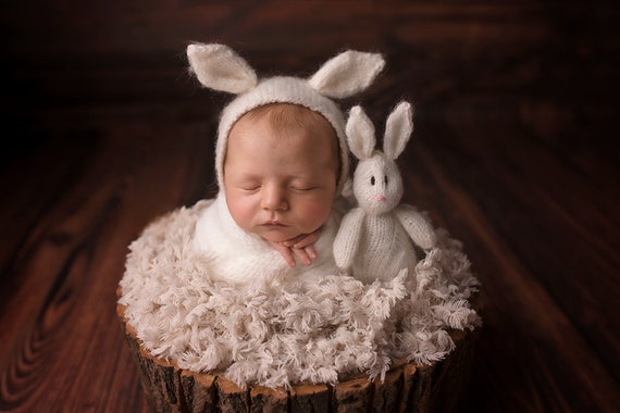 Baby dressed as bunny clearance