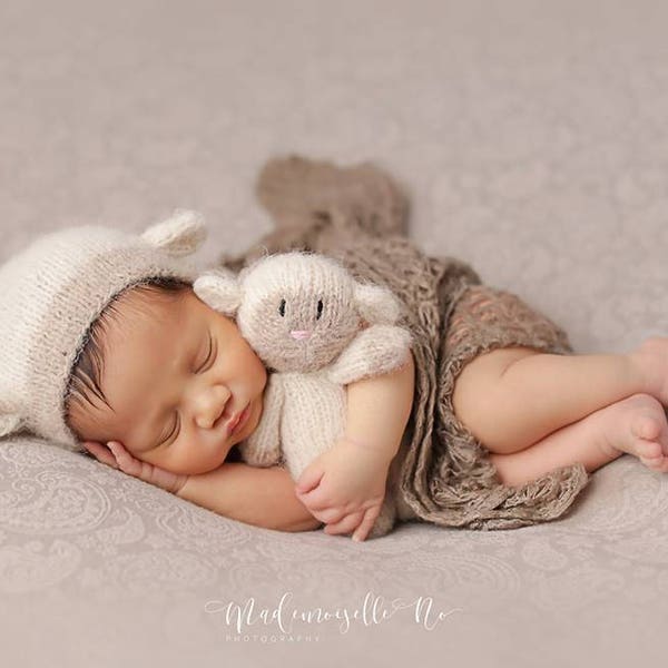 Baby Lamb Hat Etsy