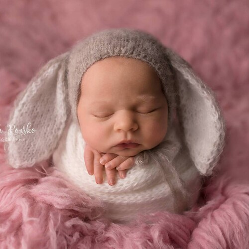 Newborn Baby Bunny Hat Bunny Bonnet 