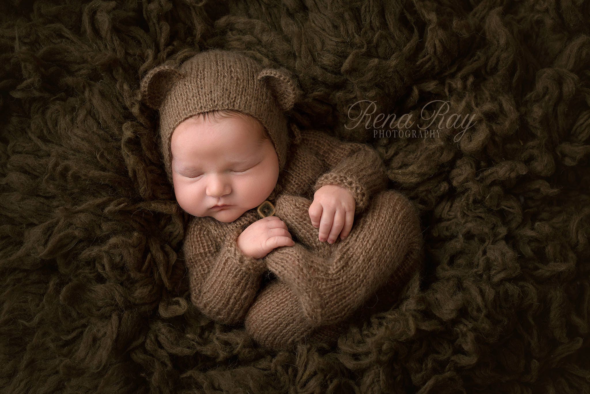 Newborn Outfit Teddy Bear Outfit Teddy Bear Hat and Romper Etsy
