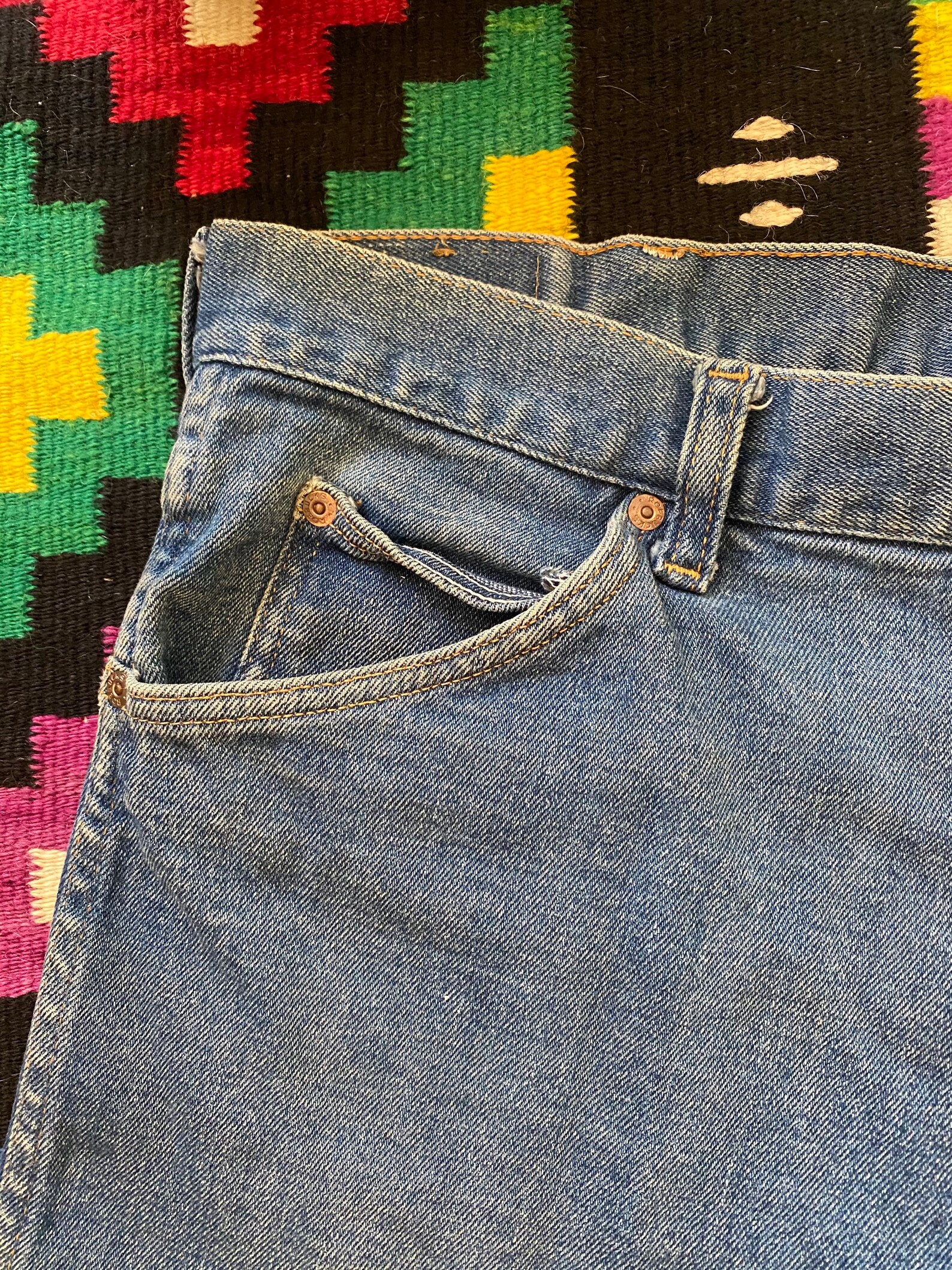 70s Vintage Roebucks Cut off Shorts XL - Etsy
