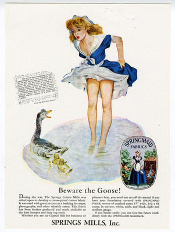 1940s/50s Novelty Springmaid Cotton True Vintage … - image 10