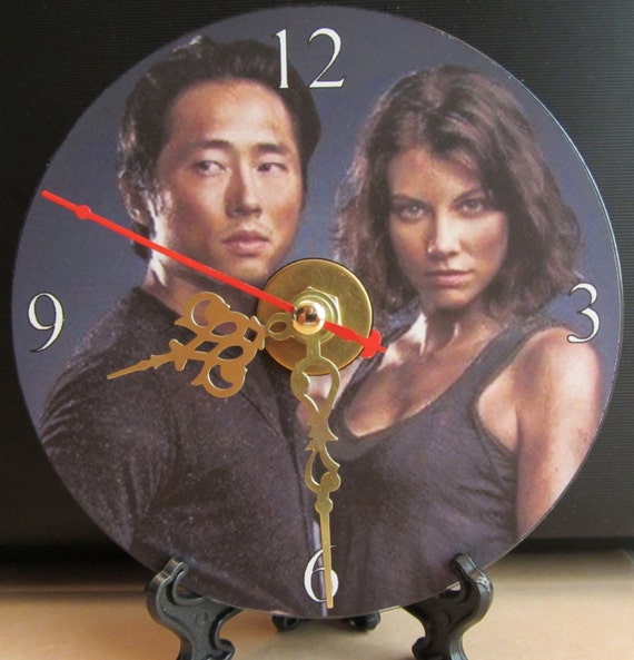 Brand New The Walking Dead Negan and Lucille CD Clock Horror Zombies Nice!!