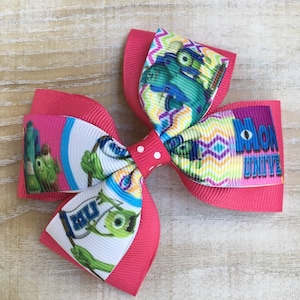 Monsters University Inspired Hair Bow - Monsters University Hair Bow - Monsters University Bow - Hair Bow - Bow