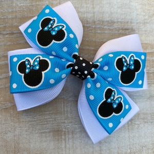 Minnie Mouse Inspired Hair Bow - Minnie Inspired Hair Bow - Minnie Hair Bow - Minnie Bow - Minnie Mouse Hair Bow - Minnie Mouse Bow - Bow