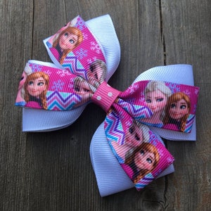 Frozen Inspired Hair Bow - Frozen Inspired Bow - Frozen Inspired - Frozen Hair Bow - Frozen Bow - Frozen Accessory - Frozen - Hair Bow - Bow