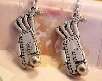 Golf Earrings, Hypoallergenic, Golfer, Golf Club Earrings, Gift for Golfers, Whimsical, Cute, Sports Gift for Her