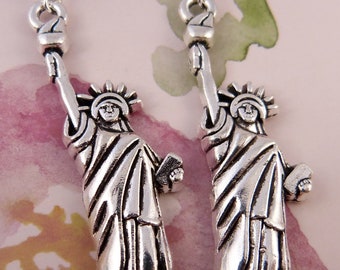 Statue of Liberty Earrings, Hypoallergenic, Large Lady Liberty Earrings, Funky Fun Souvenir, Gift for Her, Memories of Visiting New York