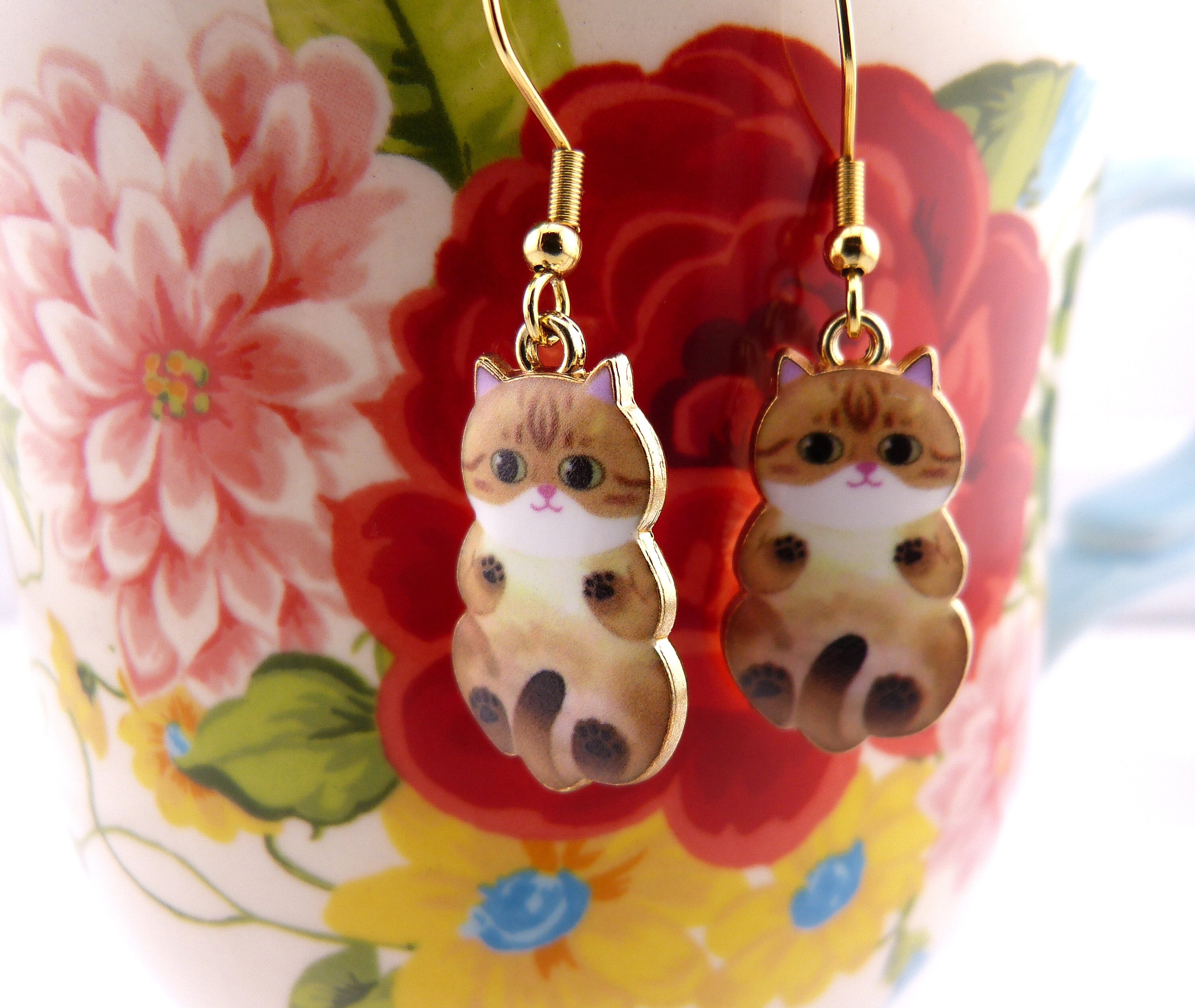 Cat Earrings - All the Cats! Tabby, Tuxedo, Ragdoll, Calico Cat Earrings - All the Cats! Tabby, Tuxedo, Ragdoll, Calico