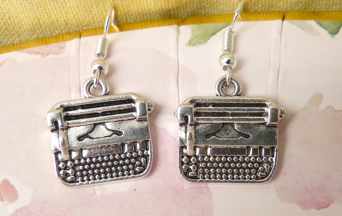 Typewriter Earrings Earrings for Writers Electric Etsy