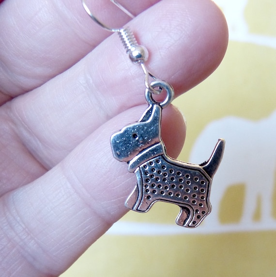 Scottie dog best sale earrings
