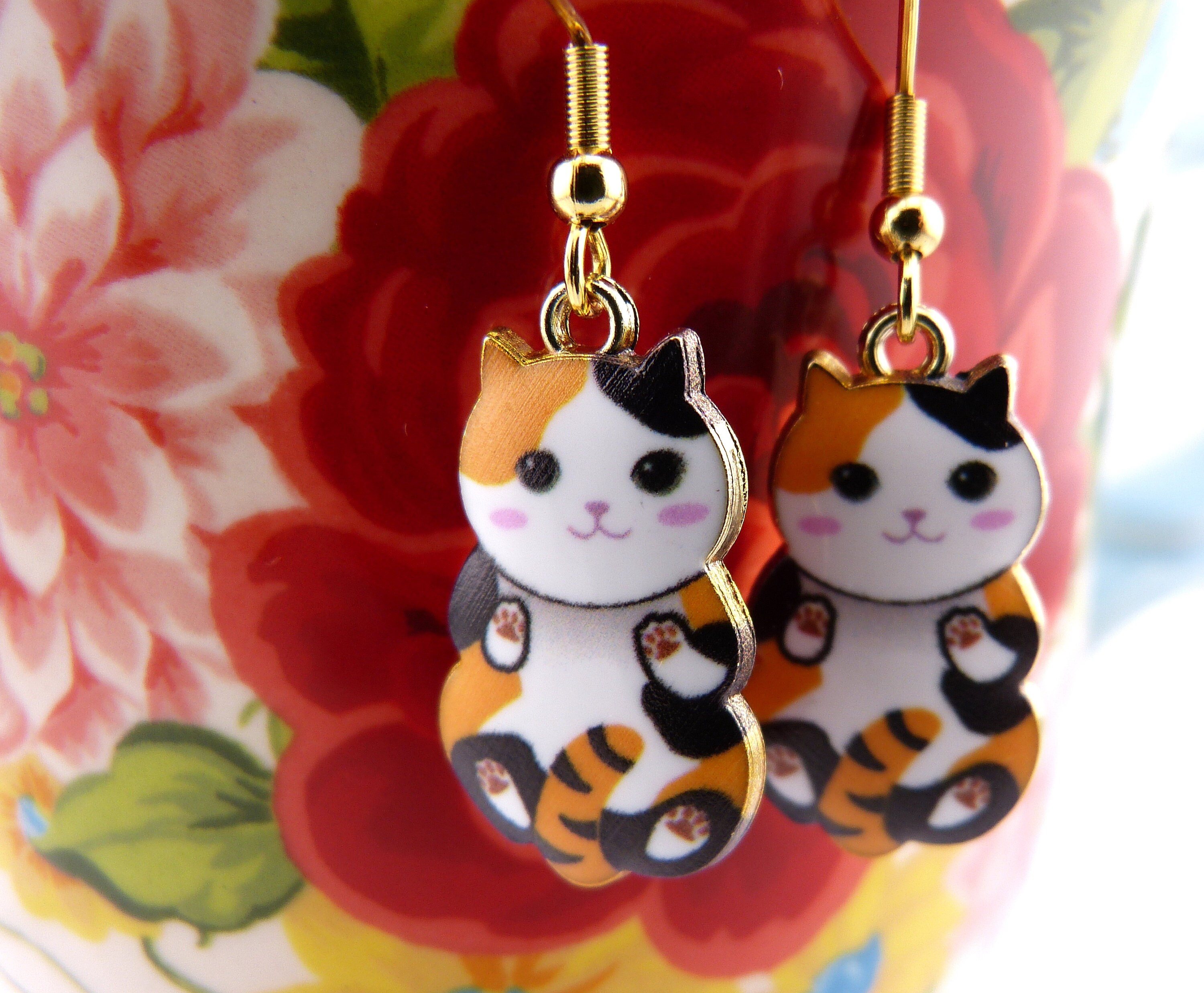 Cat Earrings - All the Cats! Tabby, Tuxedo, Ragdoll, Calico Cat Earrings - All the Cats! Tabby, Tuxedo, Ragdoll, Calico