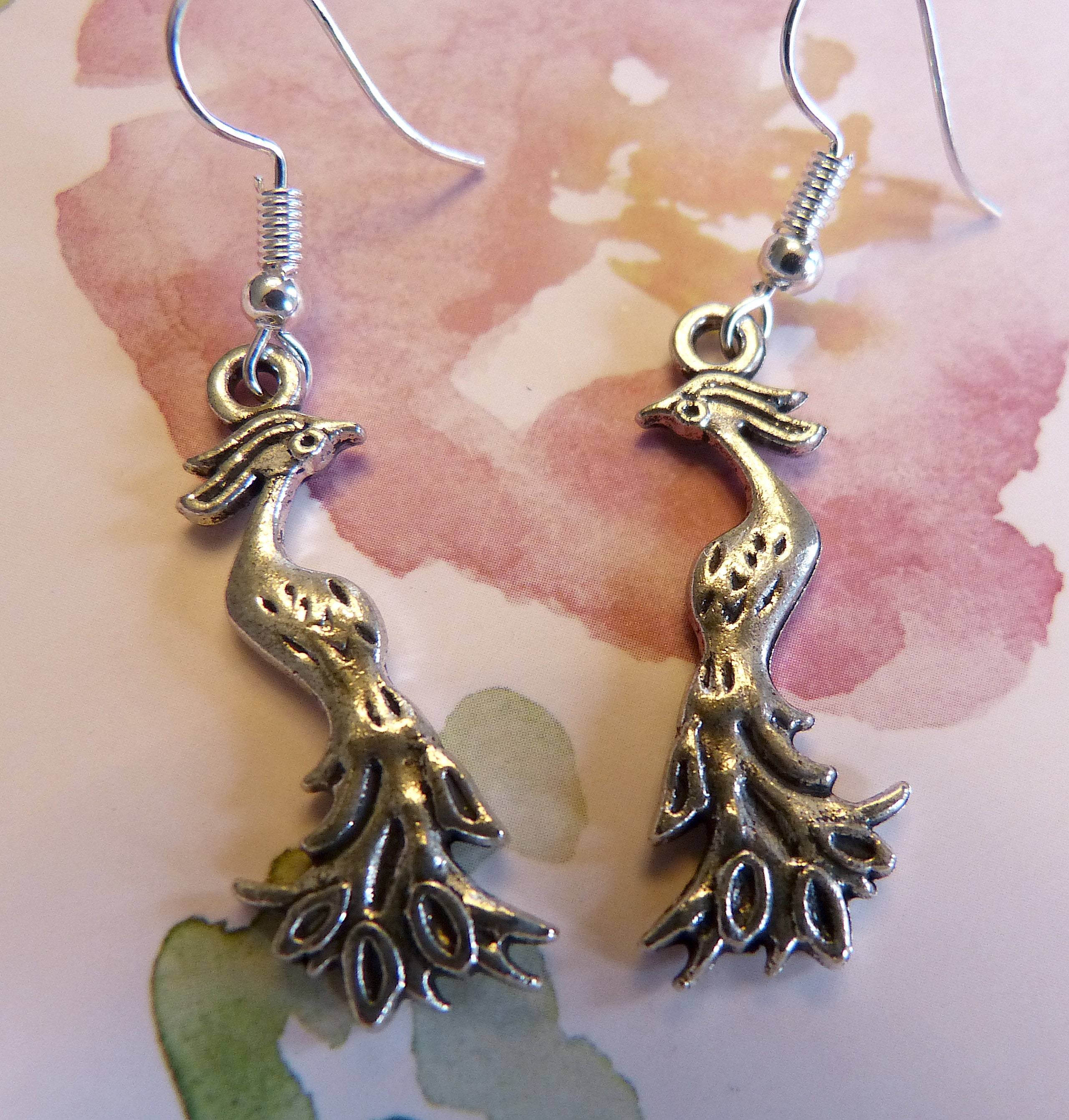 Phoenix Earrings Phoenix Rising From the Ashes Never Give up Etsy Canada