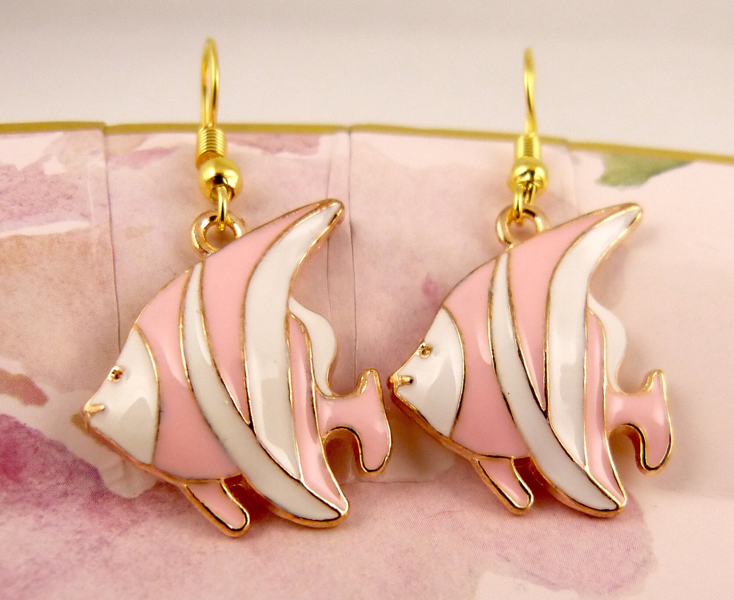 Fish tank shop earrings