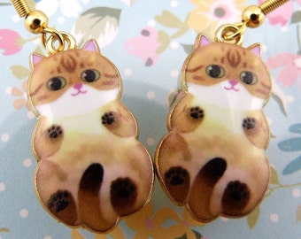 Cat Earrings - All the Cats! Tabby, Tuxedo, Ragdoll, Calico Cat Earrings - All the Cats! Tabby, Tuxedo, Ragdoll, Calico