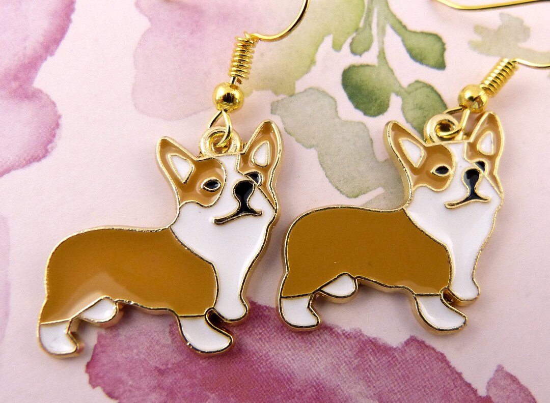 Corgi earrings best sale