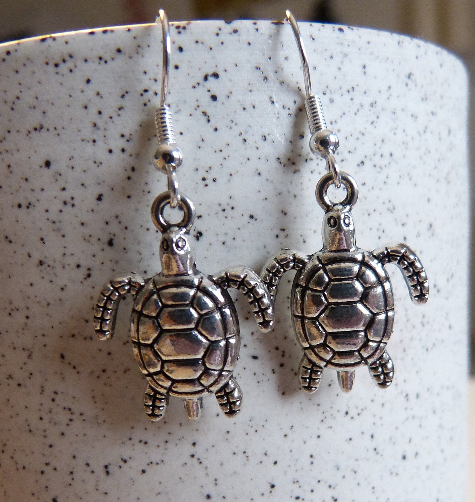 Turtle Earrings, Sea Turtle Earrings, Ocean, Tropics, Tropical, Beach ...