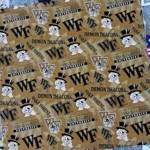 Wake Forest University/Wake Forest University Sensory Lovey/Wake Forest/Wake Forest Demon Deacons/Wake Forest Baby Shower/Wake Forest Baby