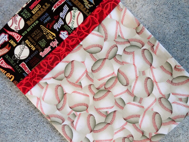 Baseball Pillowcase/Baseball Bedding/Baseball Gift Bag/Vintage Baseball/Baseball Bats/Scoreboard/Innings/Baseball Scoreboard/Wooden Bats/Ump Style Two