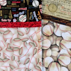 Baseball Pillowcase/Baseball Bedding/Baseball Gift Bag/Vintage Baseball/Baseball Bats/Scoreboard/Innings/Baseball Scoreboard/Wooden Bats/Ump image 5