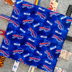 Buffalo Bills/Buffalo Bills Sensory Lovey/Buffalo Bills Baby/NFL Lovey/Buffalo Bills Baby Gift/I Spy Lovey/Buffalo Bills Baby Shower/Buffalo