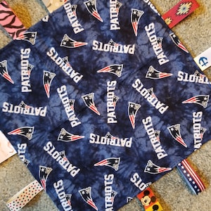 New England Patriots Sensory Lovey/New England Patriots Baby/New England Patriots/I Spy Lovey/Football Baby Shower/Football Baby Gift/NFL image 7