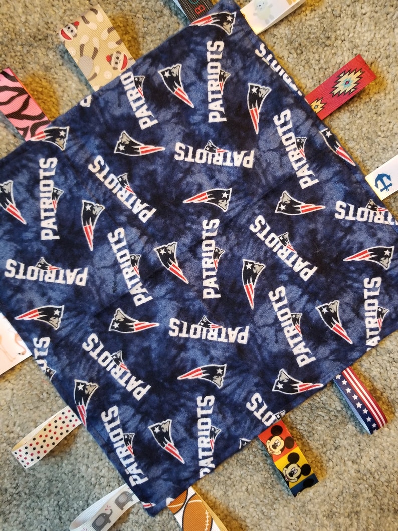 New England Patriots Sensory Lovey/New England Patriots Baby/New England Patriots/I Spy Lovey/Football Baby Shower/Football Baby Gift/NFL image 7