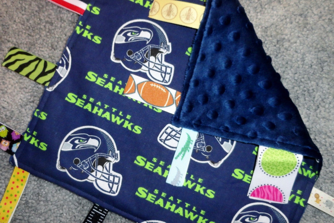 Seahawks Pacifiers Seattle Seahawks/seattle Seahawks Sensory Lovey/seattle Seahawks Baby ...