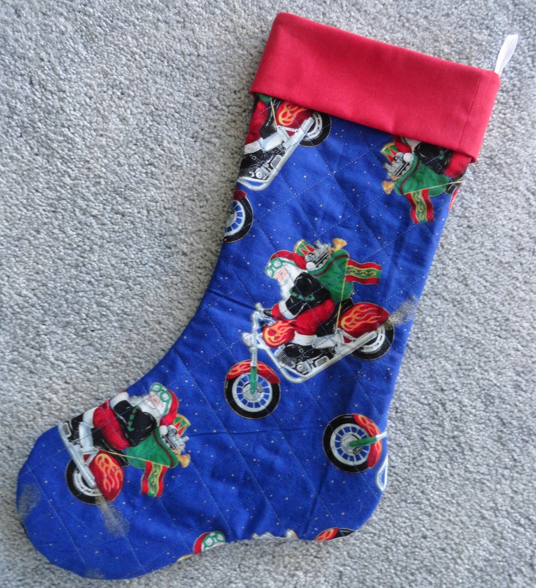 Christmas Stocking/motorcycle Christmas Stocking/motorcycle Christmas