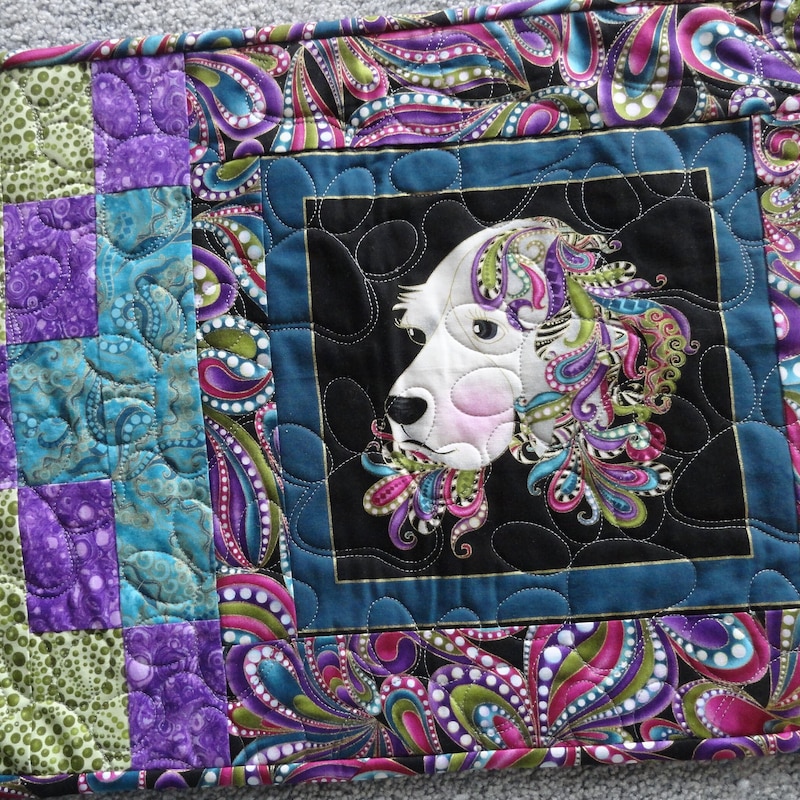 Dog Quilted Blanket NCU0VT63