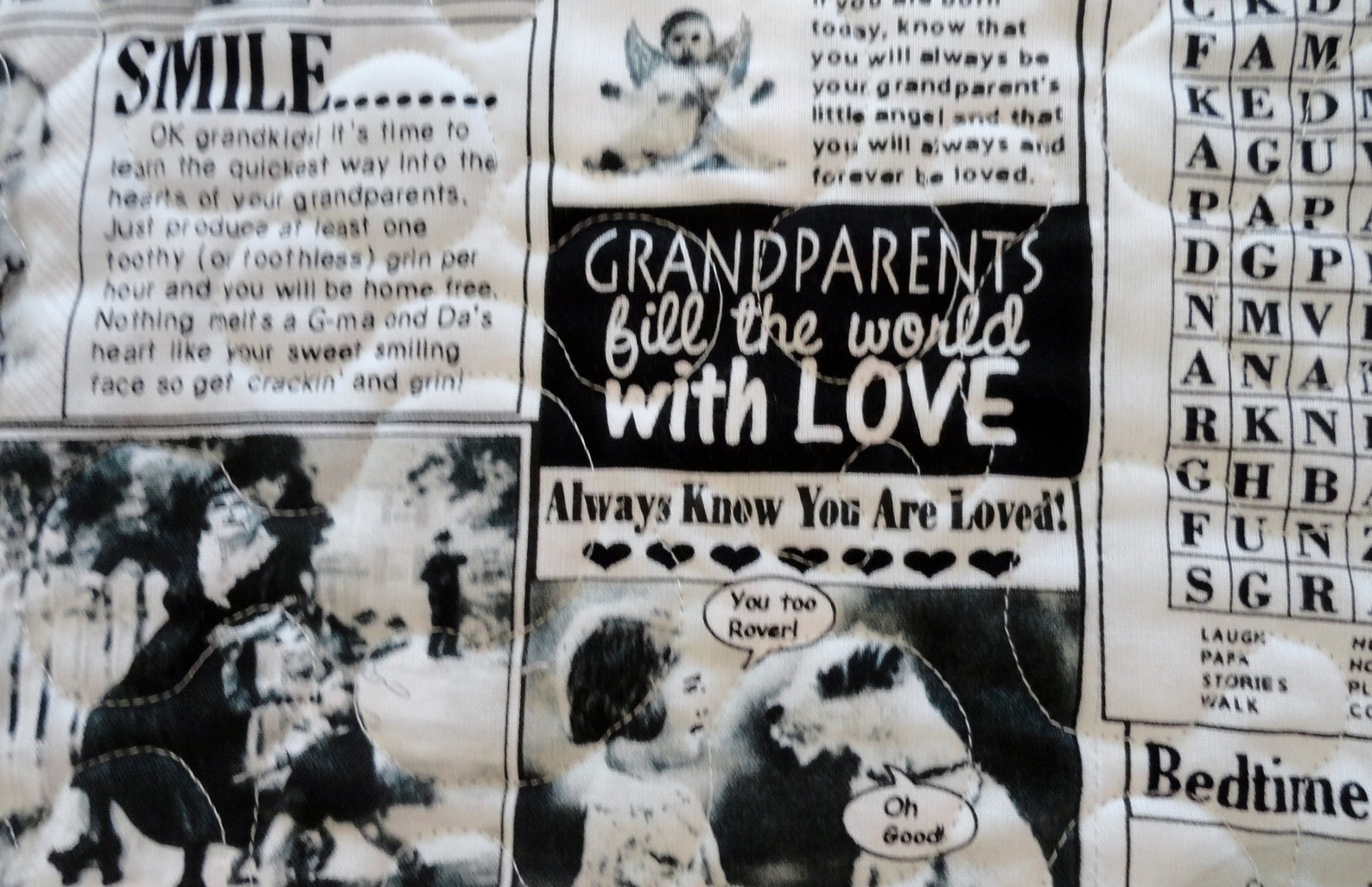 Grandparents Quilt Scrappy Lap Quiltgrandma Quiltgrandpa Etsy